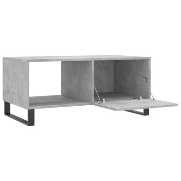 vidaXL Τραπεζάκι Σαλονιού Γκρι Σκυρ. 90x50x40cm Επεξεργασμένο Ξύλο 1 τεμ.