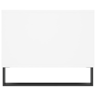 vidaXL Τραπεζάκι Σαλονιού Λευκό 90x50x40cm Επεξεργασμένο Ξύλο 1 τεμ.