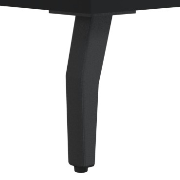 vidaXL Τραπεζάκι Σαλονιού Μαύρο 90x50x40cm Επεξεργασμένο Ξύλο 1 τεμ.
