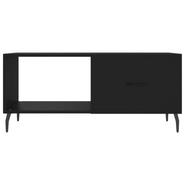 vidaXL Τραπεζάκι Σαλονιού Μαύρο 90x50x40cm Επεξεργασμένο Ξύλο 1 τεμ.