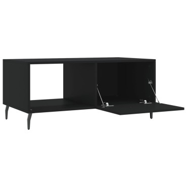 vidaXL Τραπεζάκι Σαλονιού Μαύρο 90x50x40cm Επεξεργασμένο Ξύλο 1 τεμ.