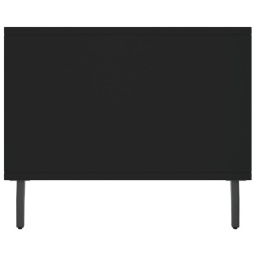 vidaXL Τραπεζάκι Σαλονιού Μαύρο 90x50x40cm Επεξεργασμένο Ξύλο 1 τεμ.
