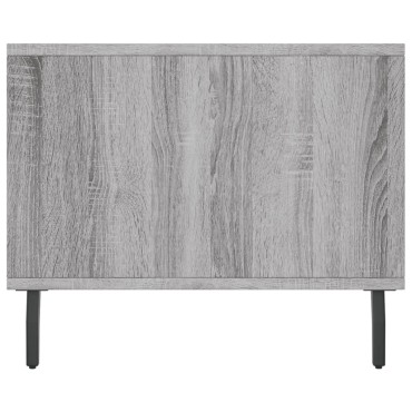 vidaXL Τραπεζάκι Σαλονιού Γκρι Sonoma 90x50x40cm Επεξεργασμένο Ξύλο 1 τεμ.