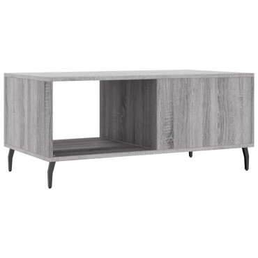 vidaXL Τραπεζάκι Σαλονιού Γκρι Sonoma 90x50x40cm Επεξεργασμένο Ξύλο 1 τεμ.