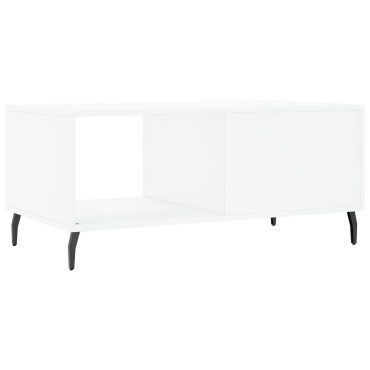 vidaXL Τραπεζάκι Σαλονιού Λευκό 90x50x40cm Επεξεργασμένο Ξύλο 1 τεμ.