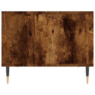 vidaXL Τραπεζάκι Σαλονιού Καφέ Δρυς 60x50x40cm από Επεξεργ. Ξύλο 1 τεμ.