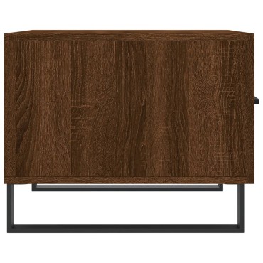 vidaXL Τραπεζάκι Σαλονιού Καφέ Δρυς 50x50x40cm Επεξεργασμένο Ξύλο 1 τεμ.