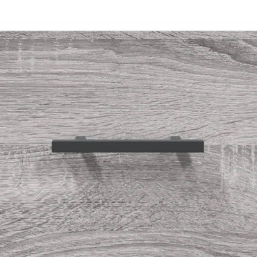 vidaXL Τραπεζάκι Σαλονιού Γκρι Sonoma 50x50x40cm Επεξεργασμένο Ξύλο 1 τεμ.