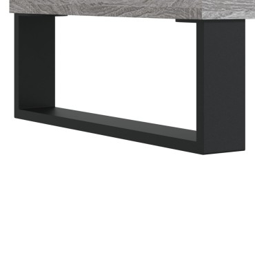 vidaXL Τραπεζάκι Σαλονιού Γκρι Sonoma 50x50x40cm Επεξεργασμένο Ξύλο 1 τεμ.