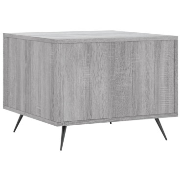 vidaXL Τραπεζάκι Σαλονιού Γκρι Sonoma 50x50x40cm Επεξεργασμένο Ξύλο 1 τεμ.