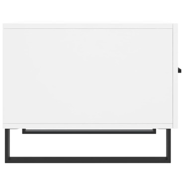 vidaXL Τραπεζάκι Σαλονιού Λευκό 50x50x40cm από Επεξεργ. Ξύλο 1 τεμ.