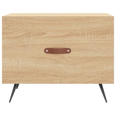 vidaXL Τραπεζάκι Σαλονιού Sonoma Δρυς 50x50x40cm Επεξεργασμένο Ξύλο 1 τεμ.