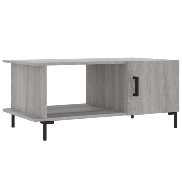 vidaXL Τραπεζάκι Σαλονιού Γκρι Sonoma 90x50x40cm Επεξεργασμένο Ξύλο 1 τεμ.