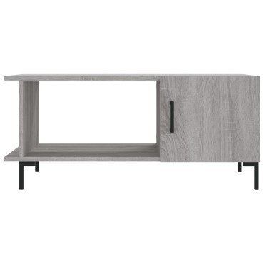 vidaXL Τραπεζάκι Σαλονιού Γκρι Sonoma 90x50x40cm Επεξεργασμένο Ξύλο 1 τεμ.