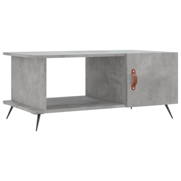 vidaXL Τραπεζάκι Σαλονιού Γκρι Σκυρ. 90x50x40cm Επεξεργασμένο Ξύλο 1 τεμ.