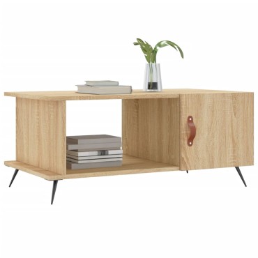 vidaXL Τραπεζάκι Σαλονιού Sonoma Δρυς 90x50x40cm Επεξεργασμένο Ξύλο 1 τεμ.