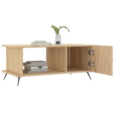 vidaXL Τραπεζάκι Σαλονιού Sonoma Δρυς 90x50x40cm Επεξεργασμένο Ξύλο 1 τεμ.