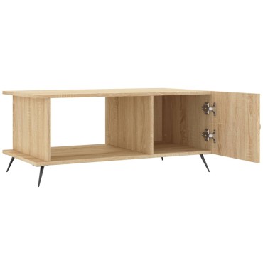 vidaXL Τραπεζάκι Σαλονιού Sonoma Δρυς 90x50x40cm Επεξεργασμένο Ξύλο 1 τεμ.