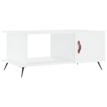 vidaXL Τραπεζάκι Σαλονιού Λευκό 90x50x40cm Επεξεργασμένο Ξύλο 1 τεμ.