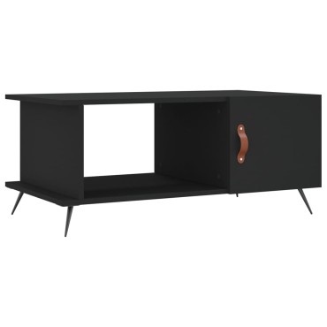 vidaXL Τραπεζάκι Σαλονιού Μαύρο 90x50x40cm Επεξεργασμένο Ξύλο 1 τεμ.