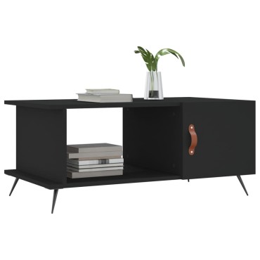 vidaXL Τραπεζάκι Σαλονιού Μαύρο 90x50x40cm Επεξεργασμένο Ξύλο 1 τεμ.