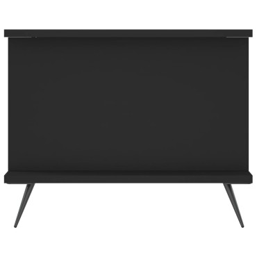 vidaXL Τραπεζάκι Σαλονιού Μαύρο 90x50x40cm Επεξεργασμένο Ξύλο 1 τεμ.
