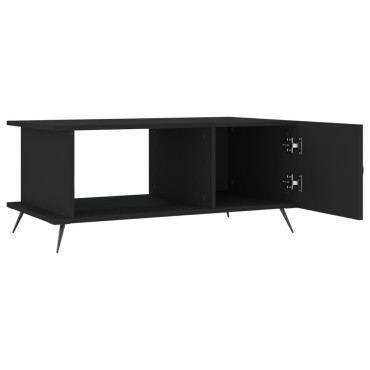 vidaXL Τραπεζάκι Σαλονιού Μαύρο 90x50x40cm Επεξεργασμένο Ξύλο 1 τεμ.