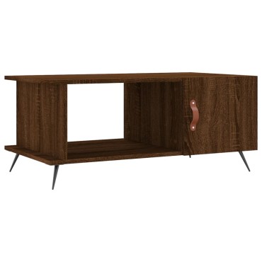 vidaXL Τραπεζάκι Σαλονιού Καφέ Δρυς 90x50x40cm Επεξεργασμένο Ξύλο 1 τεμ.
