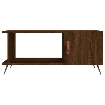 vidaXL Τραπεζάκι Σαλονιού Καφέ Δρυς 90x50x40cm Επεξεργασμένο Ξύλο 1 τεμ.