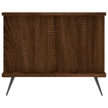 vidaXL Τραπεζάκι Σαλονιού Καφέ Δρυς 90x50x40cm Επεξεργασμένο Ξύλο 1 τεμ.