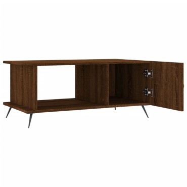 vidaXL Τραπεζάκι Σαλονιού Καφέ Δρυς 90x50x40cm Επεξεργασμένο Ξύλο 1 τεμ.