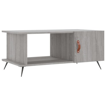 vidaXL Τραπεζάκι Σαλονιού Γκρι Sonoma 90x50x40cm Επεξεργασμένο Ξύλο 1 τεμ.