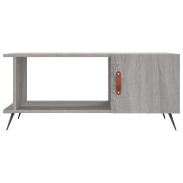 vidaXL Τραπεζάκι Σαλονιού Γκρι Sonoma 90x50x40cm Επεξεργασμένο Ξύλο 1 τεμ.