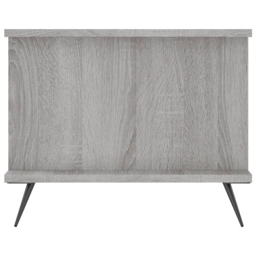 vidaXL Τραπεζάκι Σαλονιού Γκρι Sonoma 90x50x40cm Επεξεργασμένο Ξύλο 1 τεμ.