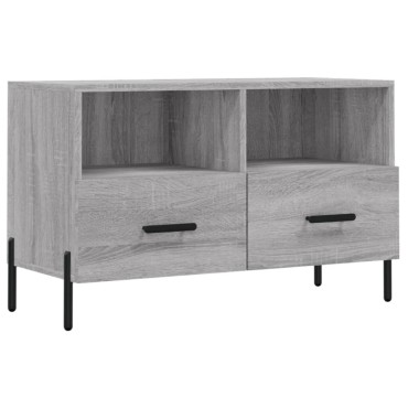 vidaXL Έπιπλο Τηλεόρασης Γκρι Sonoma 80x36x50cm από Επεξεργ. Ξύλο