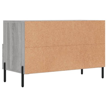 vidaXL Έπιπλο Τηλεόρασης Γκρι Sonoma 80x36x50cm από Επεξεργ. Ξύλο