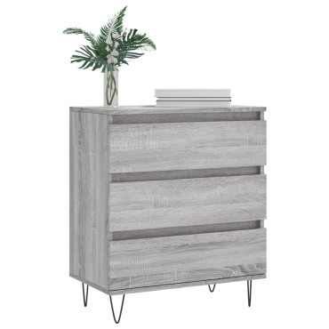 vidaXL Ντουλάπι Γκρι Sonoma 60x35x70cm από Επεξεργασμένο Ξύλο 1 τεμ.