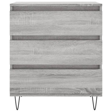 vidaXL Ντουλάπι Γκρι Sonoma 60x35x70cm από Επεξεργασμένο Ξύλο 1 τεμ.