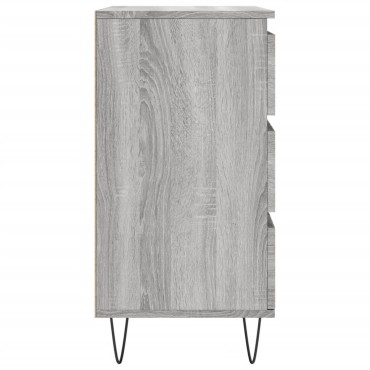 vidaXL Ντουλάπι Γκρι Sonoma 60x35x70cm από Επεξεργασμένο Ξύλο 1 τεμ.