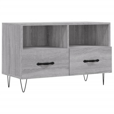 vidaXL Έπιπλο Τηλεόρασης Γκρι Sonoma 80x36x50cm από Επεξεργ. Ξύλο