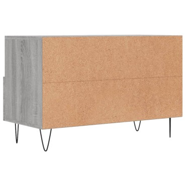 vidaXL Έπιπλο Τηλεόρασης Γκρι Sonoma 80x36x50cm από Επεξεργ. Ξύλο