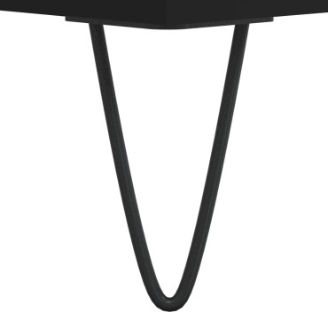 vidaXL Ντουλάπι Μπάνιου Μαύρο 30x30x190cm Επεξεργασμένο Ξύλο