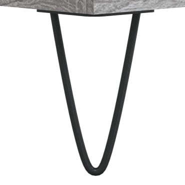 vidaXL Ντουλάπι Μπάνιου Γκρι Sonoma 30x30x190cm Επεξεργασμένο Ξύλο
