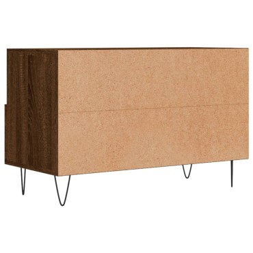 vidaXL Έπιπλο Τηλεόρασης Καφέ Δρυς 80x36x50cm Επεξ. Ξύλο