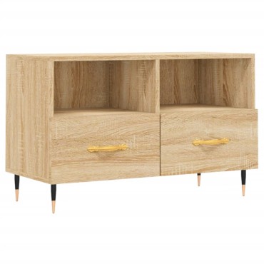 vidaXL Έπιπλο Τηλεόρασης Sonoma Δρυς 80x36x50cm Επεξεργασμένο Ξύλο