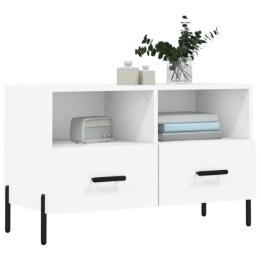 vidaXL Έπιπλο Τηλεόρασης Λευκό 80x36x50cm από Επεξεργασμένο Ξύλο