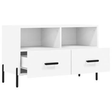 vidaXL Έπιπλο Τηλεόρασης Λευκό 80x36x50cm από Επεξεργασμένο Ξύλο