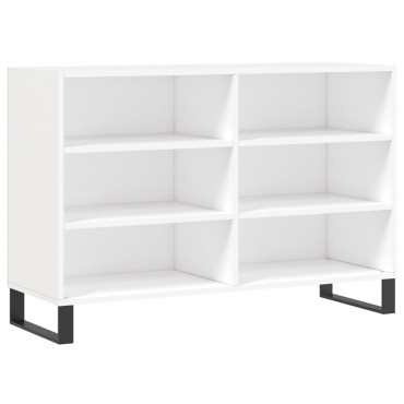 vidaXL Ραφιέρα Λευκή 103,5x35x70cm από Επεξεργασμένο Ξύλο 1 τεμ.