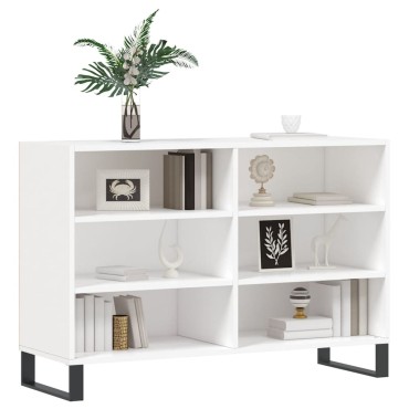 vidaXL Ραφιέρα Λευκή 103,5x35x70cm από Επεξεργασμένο Ξύλο 1 τεμ.