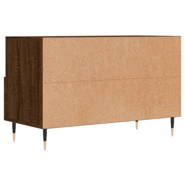 vidaXL Έπιπλο Τηλεόρασης Καφέ Δρυς 80x36x50cm Επεξ. Ξύλο